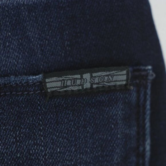 Hudson Barbara Women's Size 24 Blue Denim High Waist Super Skinny Jeans - Picture 8 of 11